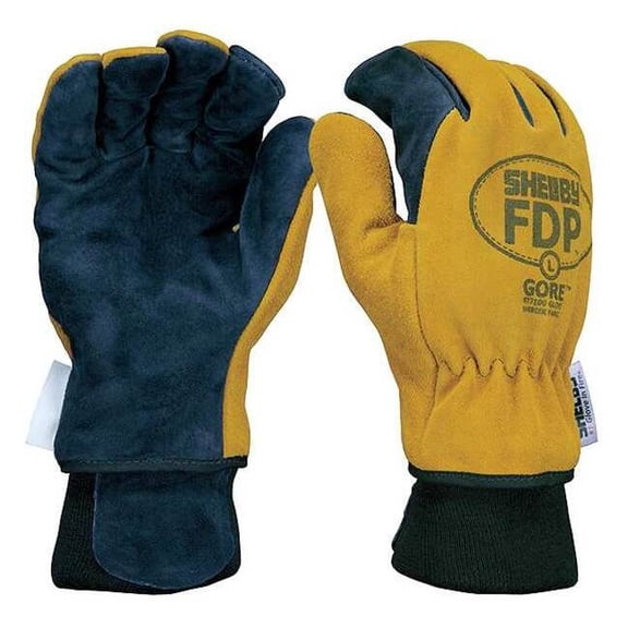 Shelby Firefighters Gloves,M,Pigskin Lthr,PR 5225 M