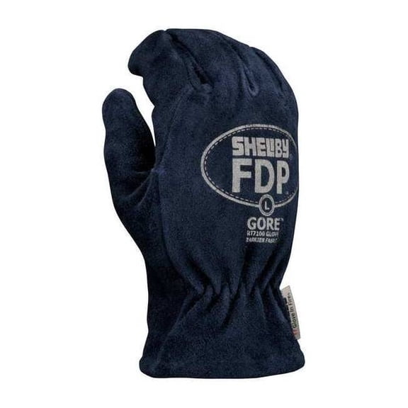 Shelby Firefighters Gloves,XL,Blue,PR 5228