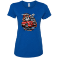 thumbnail image 1 of Shelby G.T. 500 Cobra Red Speedster Ford Motors Classic Cars and Trucks Womens Graphic T-Shirt, 1 of 1