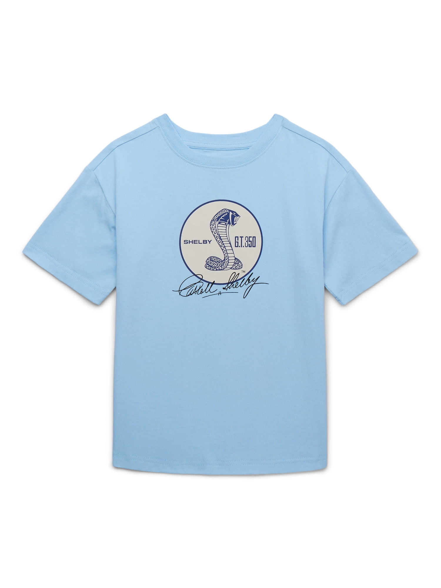 Shelby GT Cobra Boys Retro Tee with Short Sleeves, Sizes 4-18