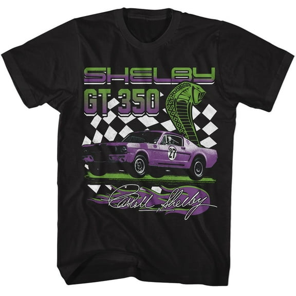 Shelby GT350 Checkered Flag Men's T Shirt