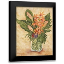 Shelby, Judy 12x14 Black Modern Framed Museum Art Print Titled - Wild Ginger