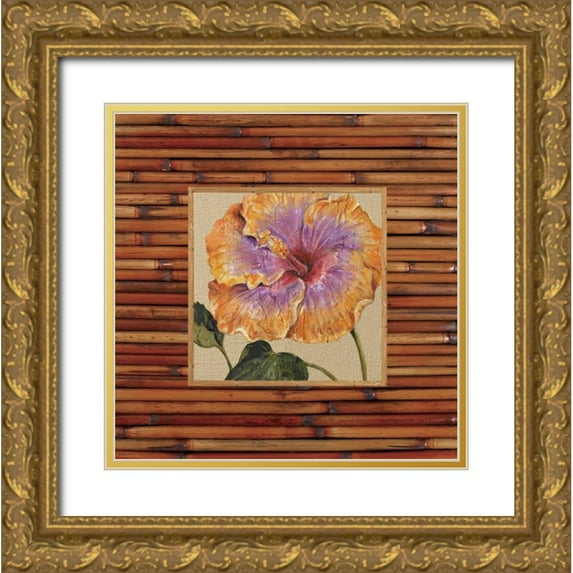 Shelby, Judy 20x20 Gold Ornate Wood Framed with Double Matting Museum Art Print Titled - Pacific Paradise B