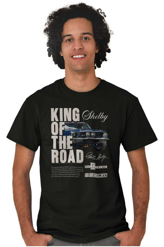 Shelby King of the Road GT 500 Men's Graphic T Shirt Tees Brisco Brands S