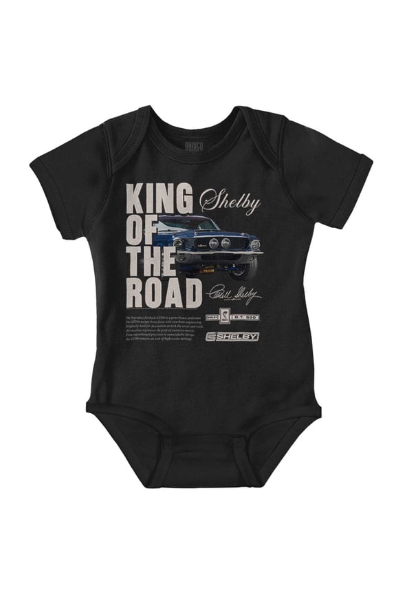 Shelby King of the Road GT 500 Romper Boys or Girls Infant Baby Brisco Brands NB