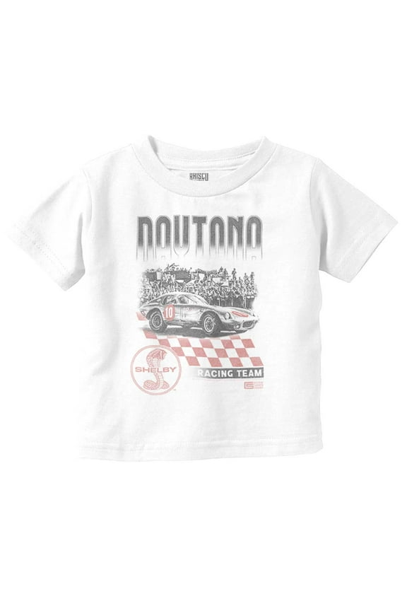 Shelby Motors Daytona Racing Team Toddler Boy Girl T Shirt Infant Toddler Brisco Brands 6M