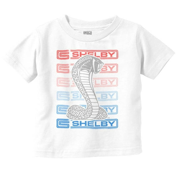 Shelby Motors Racing Cobra Logo Toddler Boy Girl T Shirt Infant Toddler Brisco Brands 6M