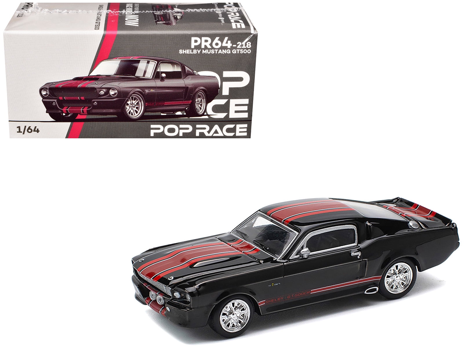 Modèle Réduit Ford Mustang GT 2015 1:36 - Alliage Die-cast Noir, Marque MAKEDA, Neuf