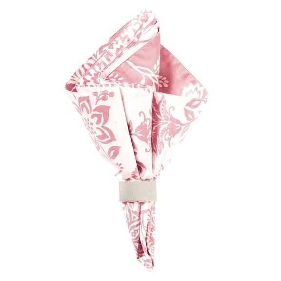 Shelby Pink Reversible Cotton Single Napkin