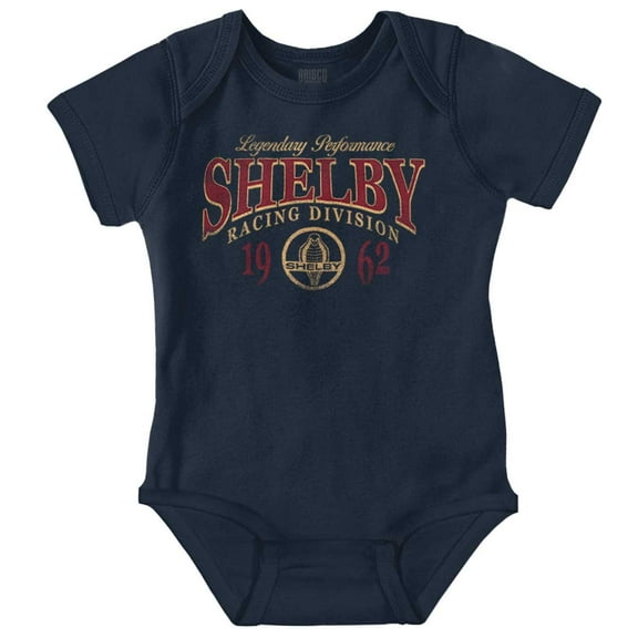 Shelby Racing Division Legendary Car Romper Boys or Girls Infant Baby Brisco Brands NB