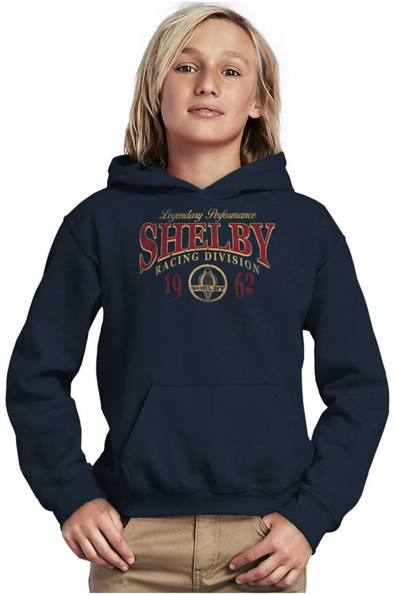 Shelby Racing Division Legendary Car Youth Hoodie Boy Girl Teen Brisco Brands XS