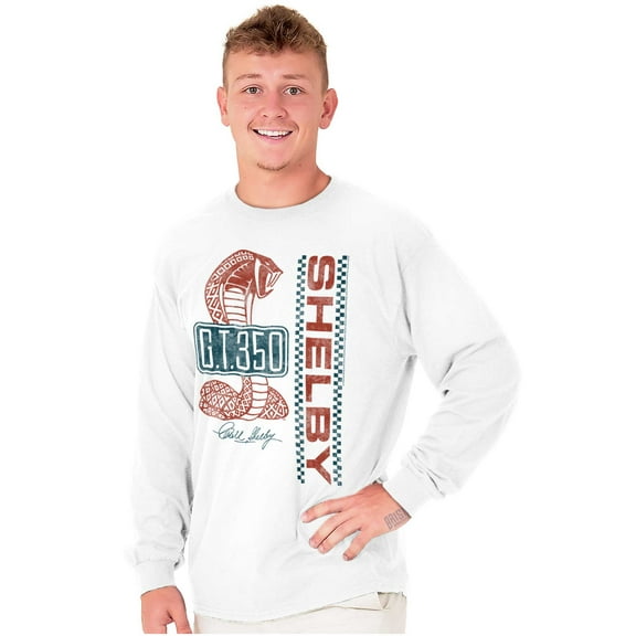 Shelby Racing GT 350 License Plate Long Sleeve TShirt Men Women Brisco Brands S
