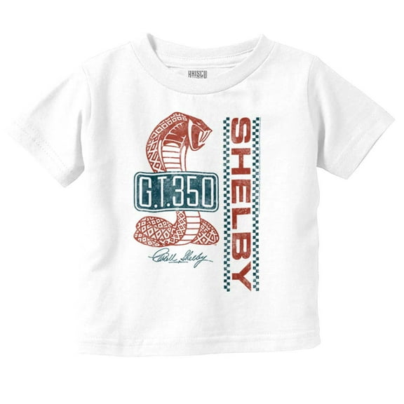 Shelby Racing GT 350 License Plate Toddler Boy Girl T Shirt Infant Toddler Brisco Brands 2T