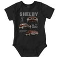 thumbnail image 1 of Shelby Racing GT 500 Muscle Car Romper Boys or Girls Infant Baby Brisco Brands NB, 1 of 6