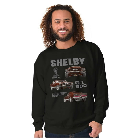 Shelby Racing GT 500 Muscle Car Sweatshirt for Men or Women Brisco Brands S