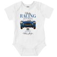 thumbnail image 1 of Shelby Racing King of the Road Car Romper Boys or Girls Infant Baby Brisco Brands NB, 1 of 6