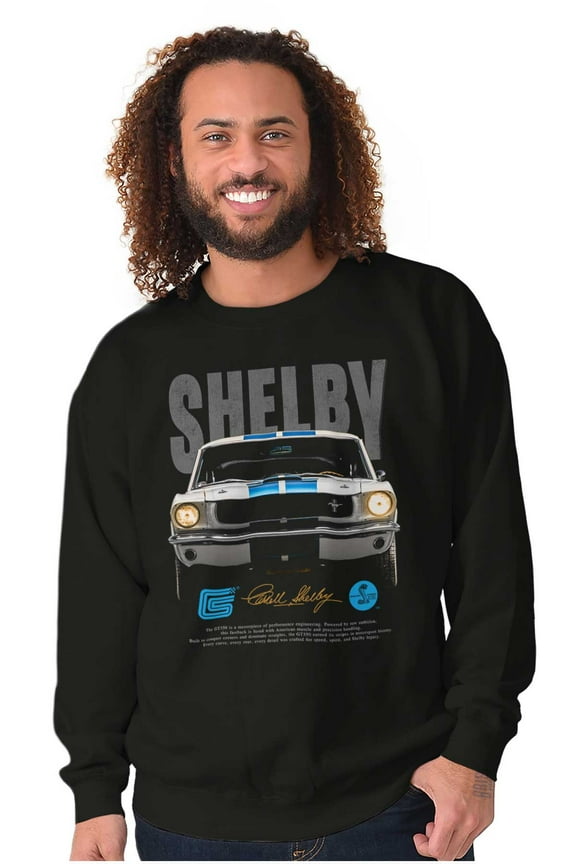 Shelby Racing Muscle Car Headlights Sweatshirt for Men or Women Brisco Brands S