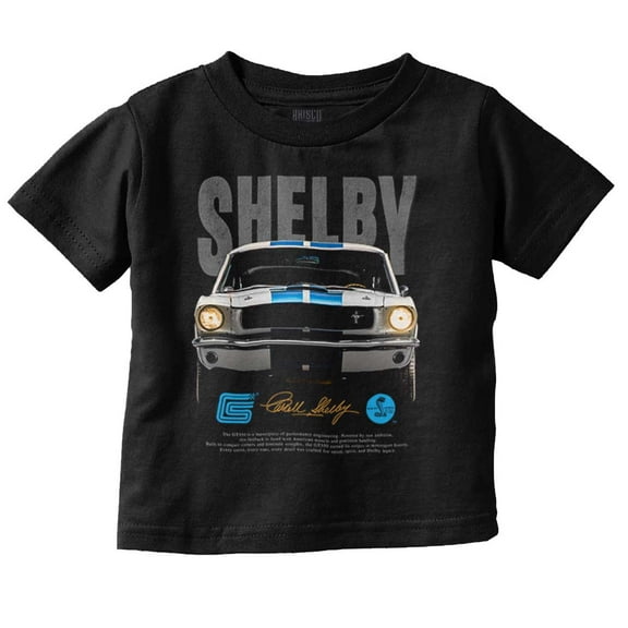 Shelby Racing Muscle Car Headlights Toddler Boy Girl T Shirt Infant Toddler Brisco Brands 6M