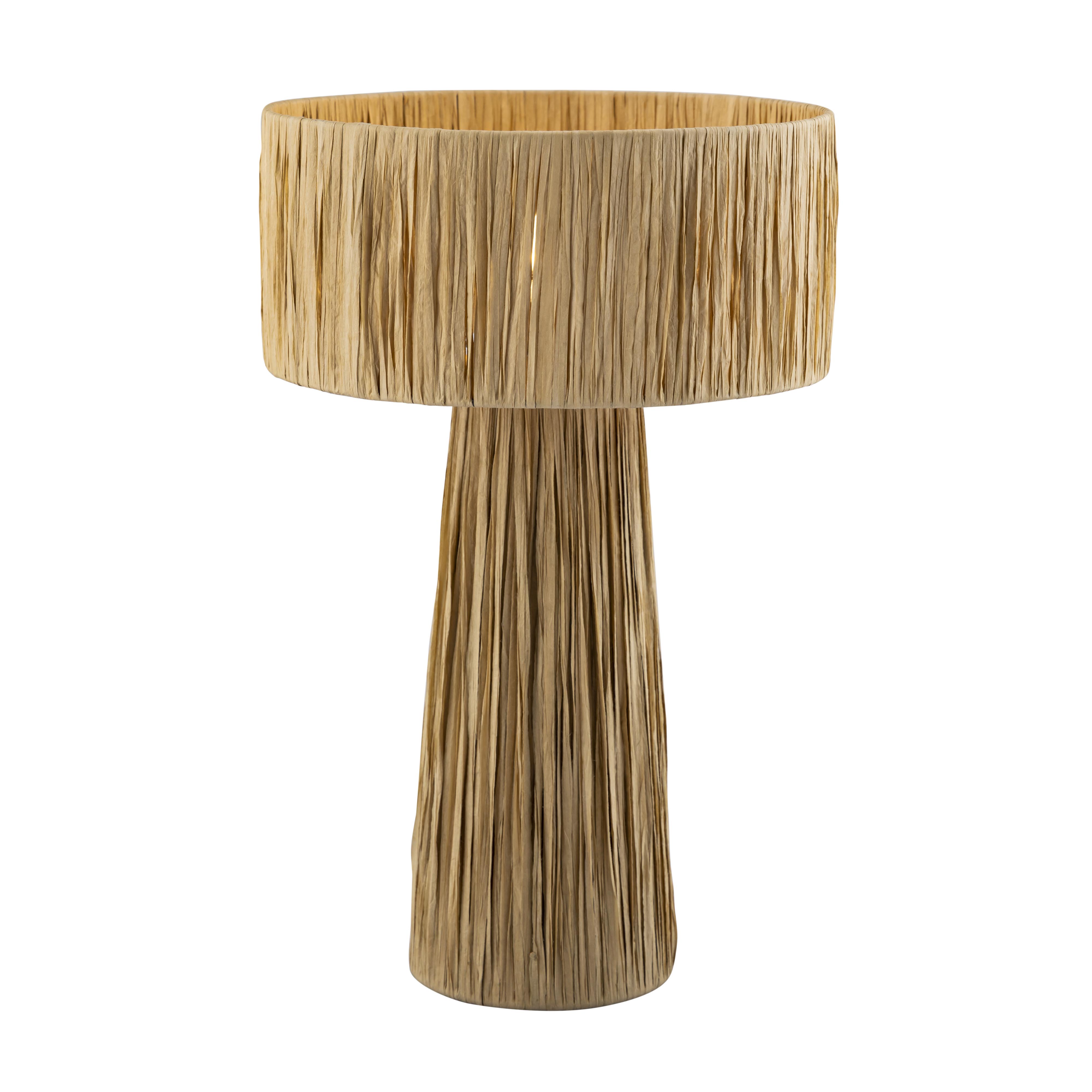 Shelby Rafia Natural Table Lamp - image 1 of 8