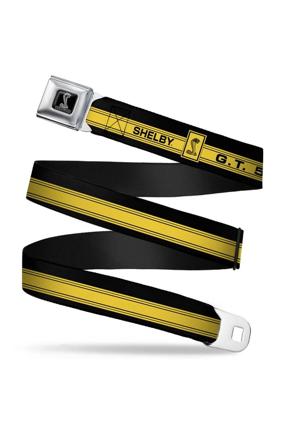 Tiffany Box Full Color Black Silver Fade Shelby Gt 500 Cobra Box Seatbelt Belt Standard