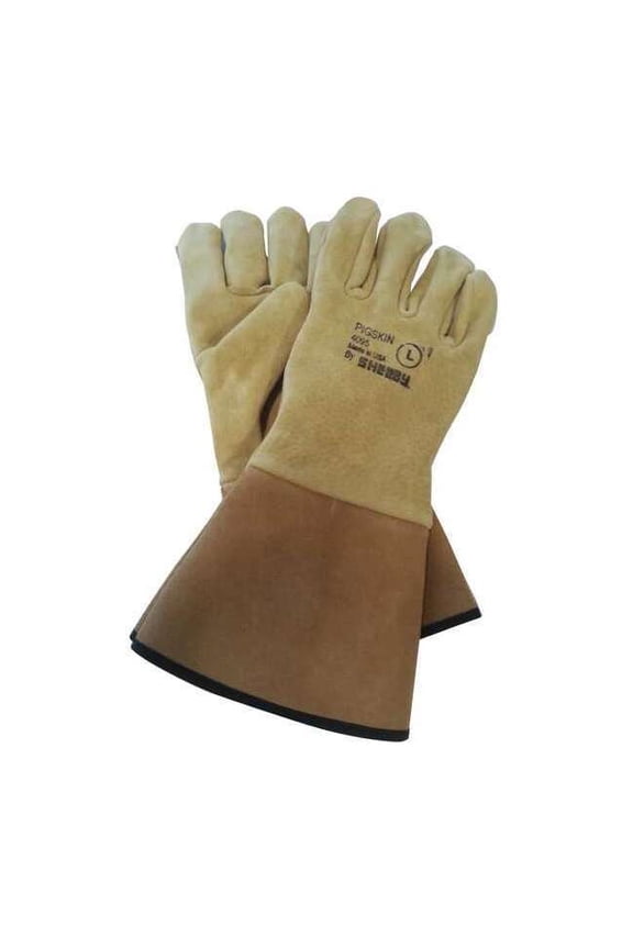 Welding Gloves, Gauntlet Cuff, Wing Thumb, Premium Pigskin, M, 1 PR 4095M