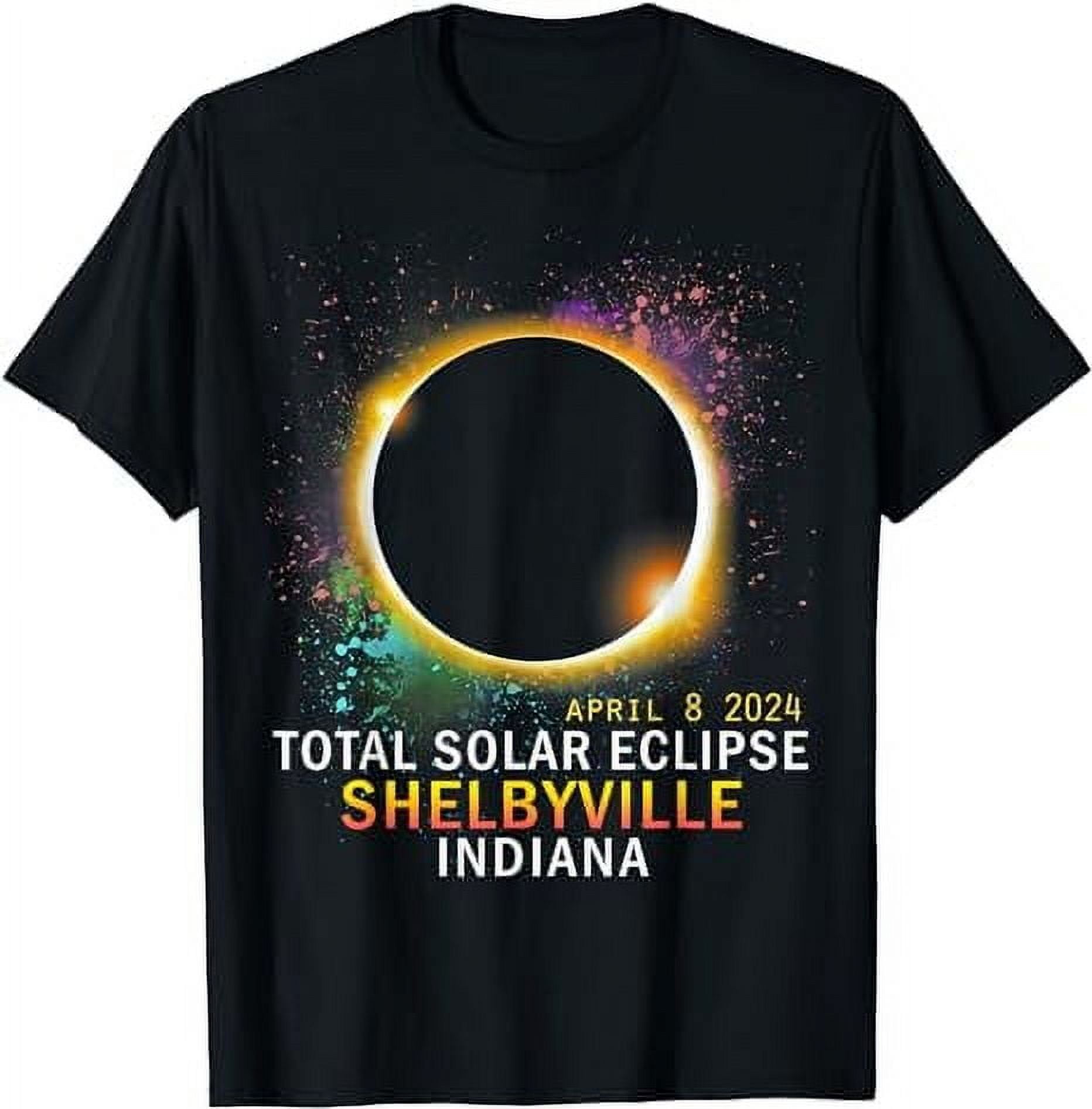 Shelbyville Indiana Total Solar Eclipse April 8 2024 TShirt