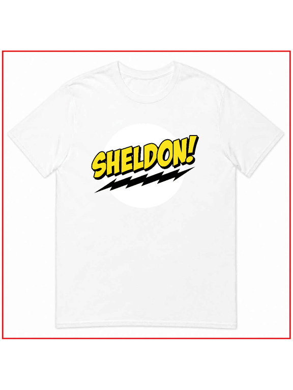 Sheldon Tribute Big Bang Inspired Geeky Clever Humor Style Unisex T Shirt V16215 Size S-5XL