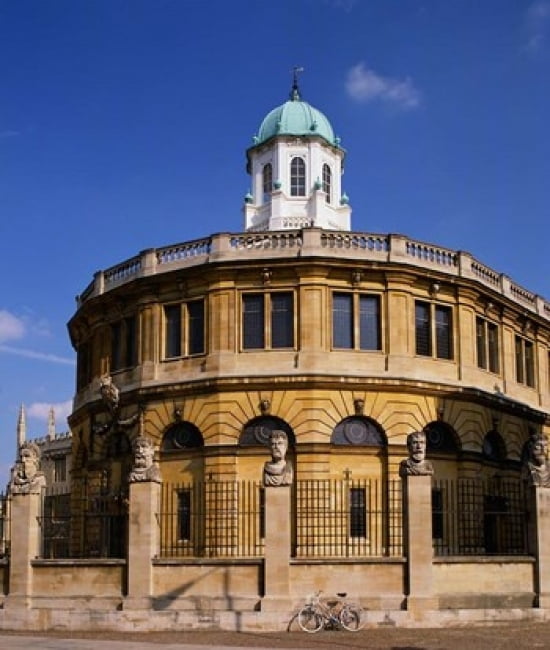 Sheldonian Theatre Oxford Oxfordshire England Canvas Art - Paul Thompson DanitaDelimont (16 x 20)
