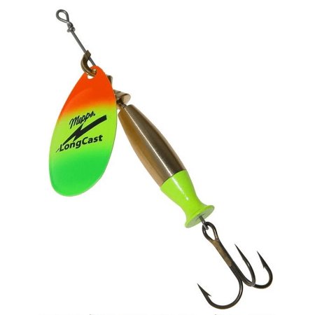 Sheldons Mepps Lng Cst 4 G/cht-hf 5/8 Oz Lc4