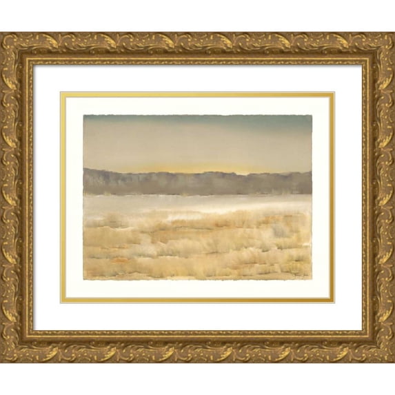 Sheler, Sammy 18x15 Gold Ornate Wood Framed with Double Matting Museum Art Print Titled - East of the Mountains