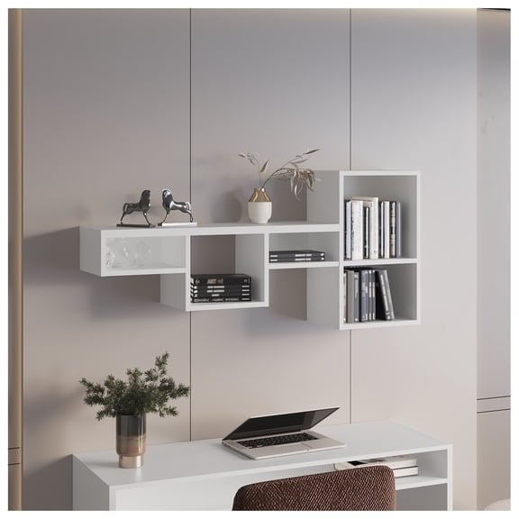 Shelf 22" H, 7 Shelves, White