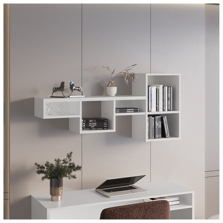 Shelf 22" H, 7 Shelves, White