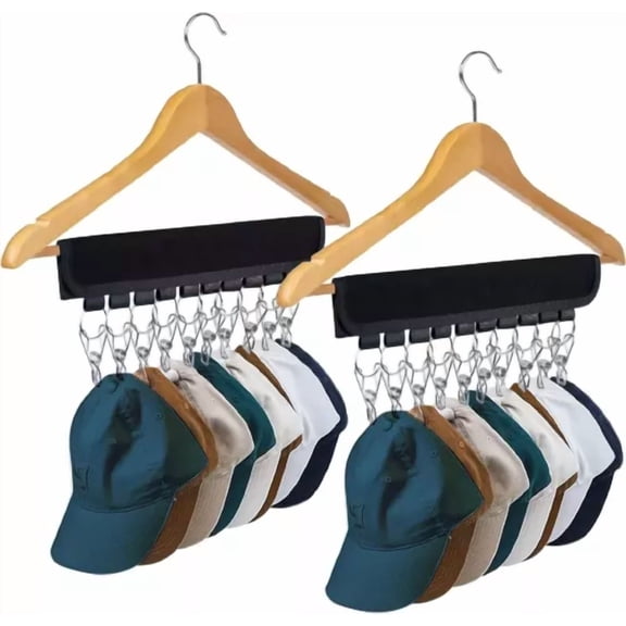 Shelf Base To Put Hold Hang 10 Caps Hats Caps Organizer Closet Coat Rack Storage