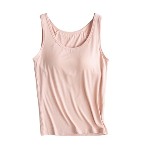 Shelf Bra Tanks Tops Sleeveless Racerback Workout Camisole Yoga Shirt Cotton Undershirts Tanks Top with Built in Bras
