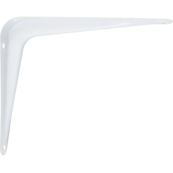 Stone Harbor Hardware 74401-WH 4" x 5", High-Quality Shelf Bracket White