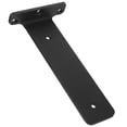 thumbnail image 1 of BRIGHTFUFU 1Set Black Iron Floating Shelf Brackets Heavy Duty Mounting Hardware 7.86x3.93x1.18in, 1 of 8
