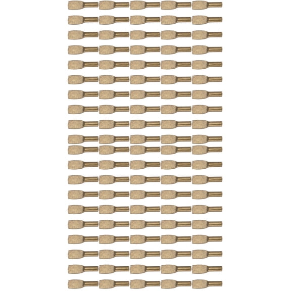 CIMAXIC Golden Cabinet Shelf Clips Durable Metal for Household Supplies 100Pcs