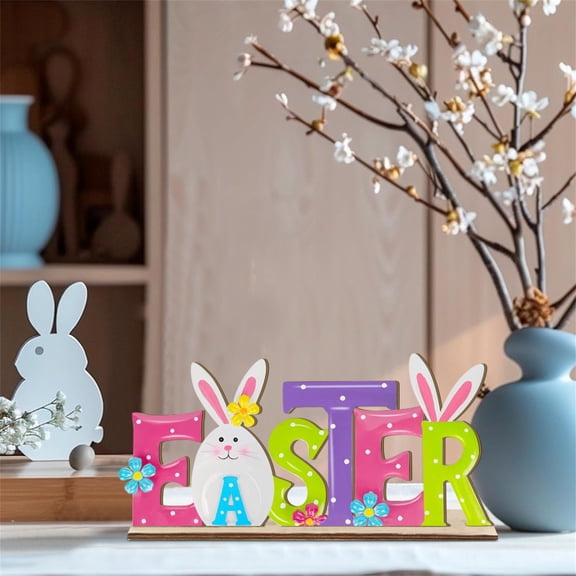 Shelf Decor Easter Decorations Dinner Table Decoration Spring Decor Easter Scene Decor Easter Wooden Ornament Offic E Natural Trinkets