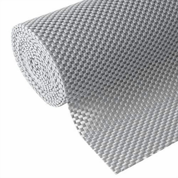 Shelf and Drawer Liner Non-Adhesive with Non Slip Durable Strong Clean Long Size 17.7? X 20 ? for Drawers, Shelves, Cabinets, Storage, Kitchen and Desks, Light Gray