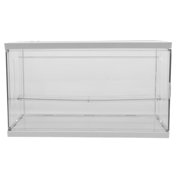 FRCOLOR Desktop Storage Box 1 Set Clear Display Case for Figures Miniature Figure Showcase