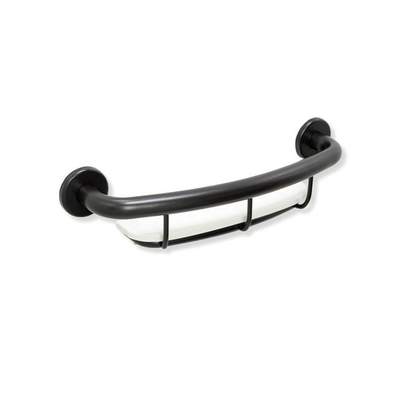 Shelf Grab Bar for Bathroom Shower Tub Kitchen Safety Aid/304 Stainless/Oil Rubbed Bronze/18" x 5.5"