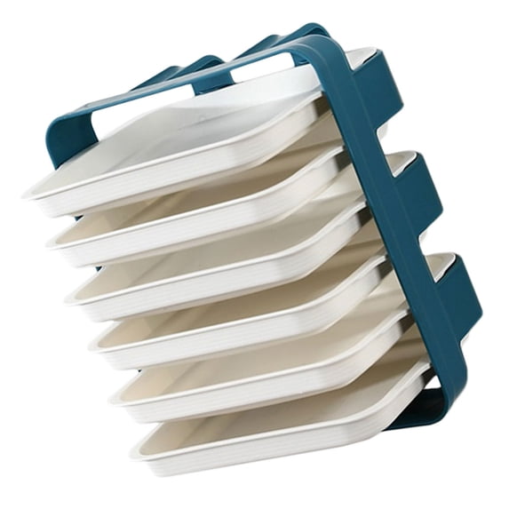 NIAIZEK Multi-Layer PP Dish Drying Rack for Kitchen Storage, Organization, and Efficient Countertop Use