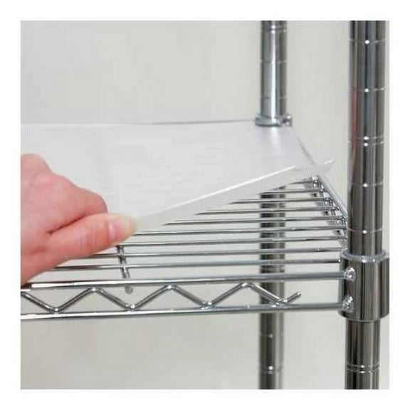Shelf Liner, 48 X 24 In, Clear, 2 Pack Of 4