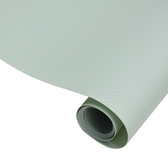 Shelf Liner, Cabinet Liner, Non Adhesive Kitchen Plastic Drawer Liner, Non Slip Shelf Liners for Kitchen Cabinets, Pantry, Shelves, Under Sink Mats - 59 X 18 inch (Green)
