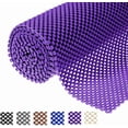 thumbnail image 1 of Shelf Liner Drawer Non-Slip Mat Shelves Liners 12" X6.5’ Grid Pattern PVC Non-Adhesive Grip Anti-Slip for Kitchen Cabinets Wire Shelving Pantry Dresser Refrigerator (Purple), 1 of 4