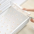 thumbnail image 1 of Shelf Liner, Non-Slip Cabinet & Drawer Liner for Kitchen Non-Adhesive Waterproof Shelf Paper with Flower Pattern, Durable Cabinet Mat, Easy to Cut, 1 of 7