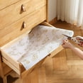 thumbnail image 1 of Shelf Liner, Non-Slip Cabinet & Drawer Liner for Kitchen Non-Adhesive Waterproof Shelf Paper with Flower Pattern, Durable Cabinet Mat, Easy to Cut, 1 of 6