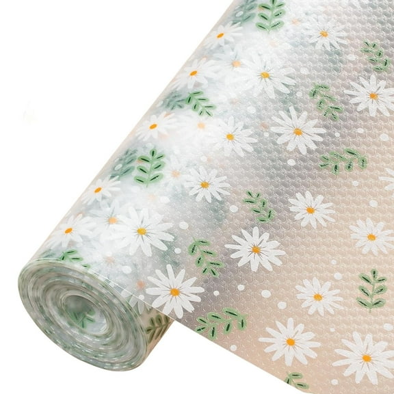 Shelf Liner,Non-Slip Shelf Liners for Kitchen Cabinets,Waterproof Shelf Liner with Modern Pattern,Durable EVA Material for Home Organization(45*150CM)