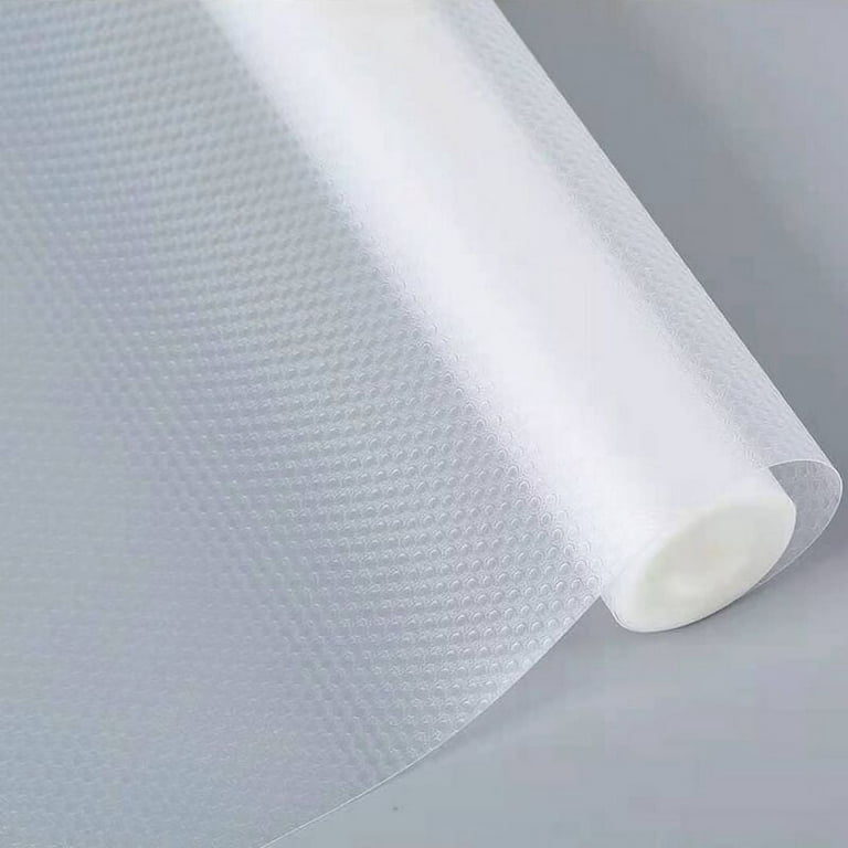 FLPMIX Shelf Liner White - Non-Adhesive Shelf Liners for Kitchen Cabinets,  Waterproof Cabinet Liner, Easy to Cut Drawer Mat for Pantry, Cupboard Liner
