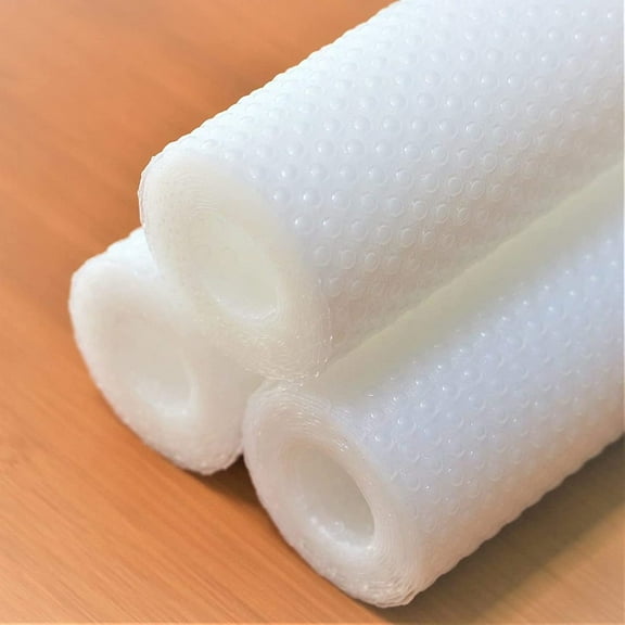 Shelf Liners for Cabinets, Non-Adhesive Durable Protective Liner, Clear, Easy to Cut & Clean, Food Grade EVA, Thicker Reusable Non-Slip Mat for Drawers, 24 inch x 20 ft